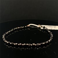 Bracciale Spadarella Uomo in Argento Ematite SPBR189-ARGENTO-NERO - SPBR189-ARGENTO-NERO